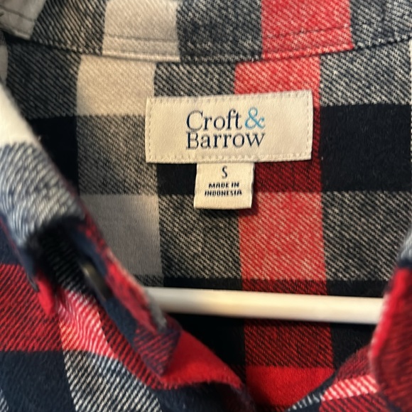 Men’s Button Up Flannel Shirt Size Small - Picture 3 of 5